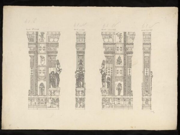Unknown, Architectural drawing of Tirumala Nayak at Madura,
