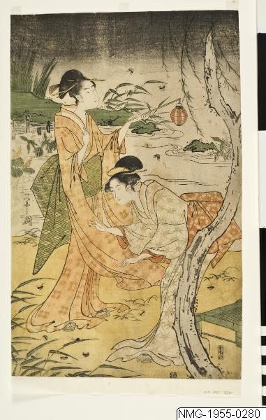 Eishi Hosoda, Träsnitt, Bildkonst, Woodcut, Woodblock, Print