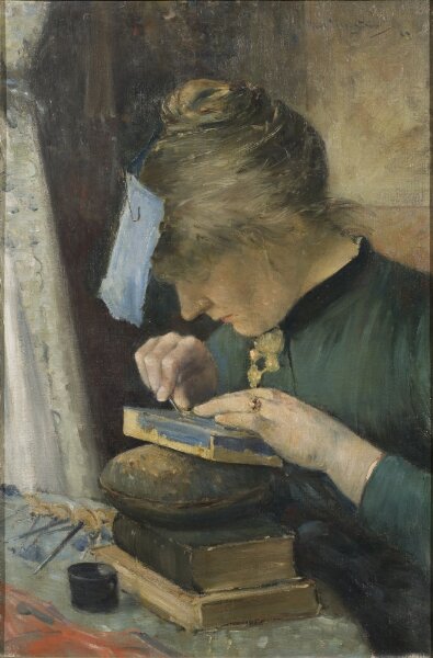 Karl Nordström, Konstnärens fästmö