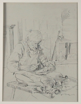 Axel Borg, TUSCHTECKNING