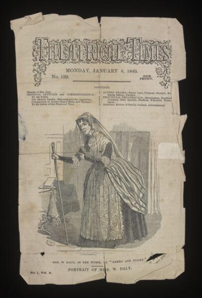 unknown, Mrs. W. Daly, as the nurse, in "Romeo and Juliet"