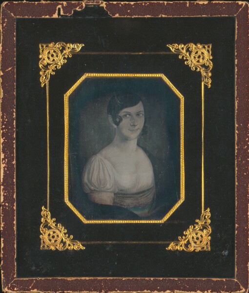 Unknown, [Painted Portrait of Frau Hartje Müller]