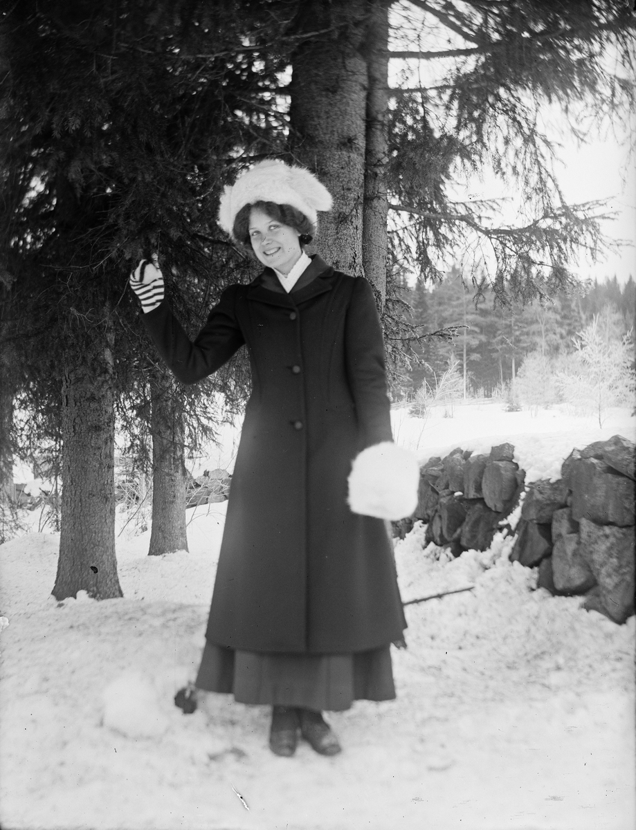 Josef Ärnström, Ruth Holm, Berge, Timrå socken, Medelpad 1910