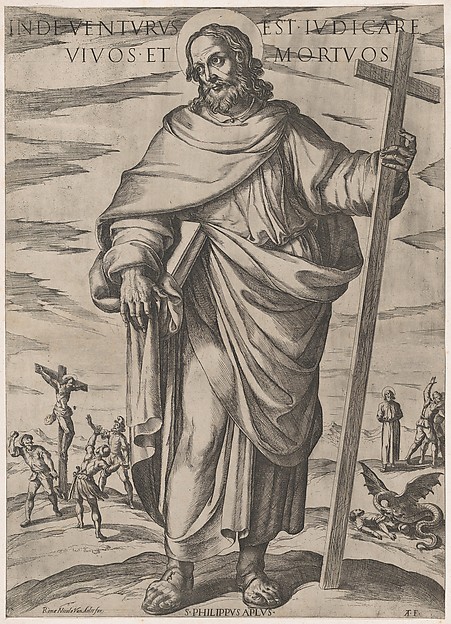 Antonio Tempesta, St. Philip, from "Christ, Mary and the Apostles"