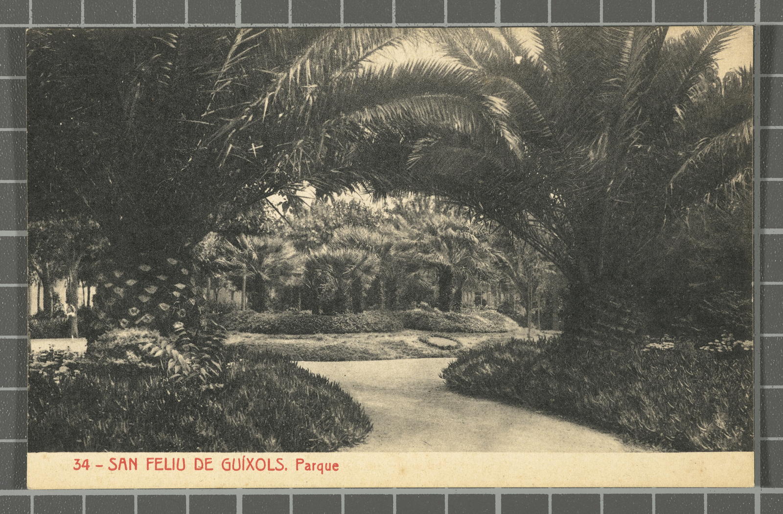 Desconegut, 34 - San Feliu de Guíxols. Parq
