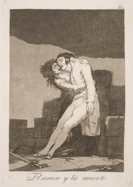 Francisco de Goya, Døden og kærligheden