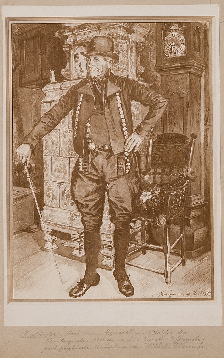 Wilhelm Weimar, Vierländer - Nach einem Aquarell im Besitze des Hamburgischen Museums für Kunst und Gewerbe