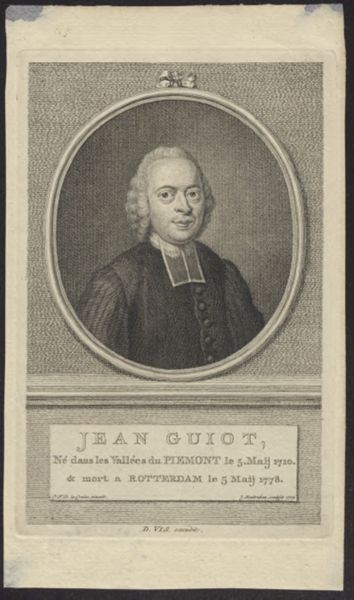 Jacob Houbraken, Portrait of Jean Guiot