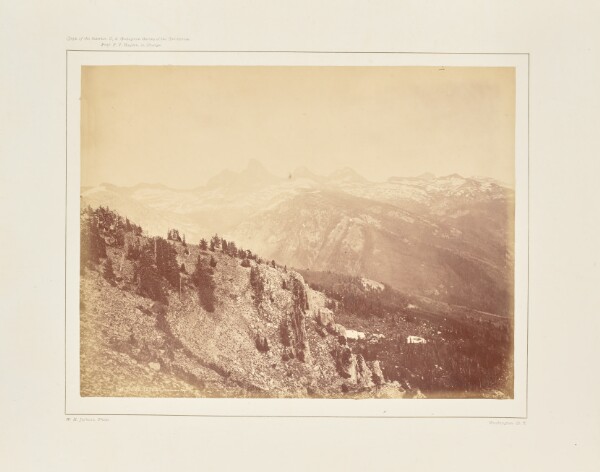 William Henry Jackson, Panoramic View of The Téton Range
