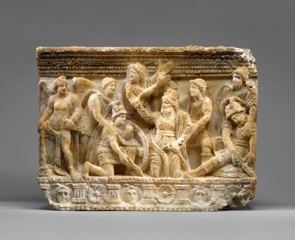 Unknown, Cinerary Urn with Eteokles and Polyneikes
