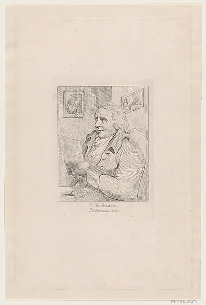 Anonymous, British, 19th century, T. Rowlandson. The Caricaturist