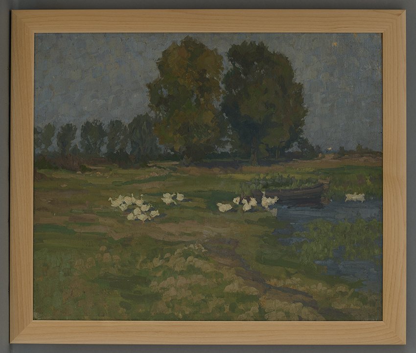 Luise Schmidt, Am Ufer eines märkischen Sees, nach 1900