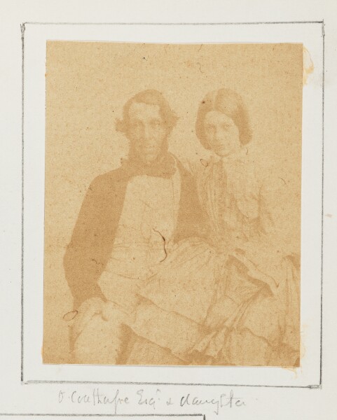 Unknown, [Portrait of a Man with his Daughter]