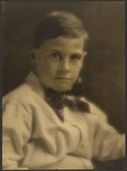 Louis Fleckenstein, [Portrait of a Boy in Bow Tie]