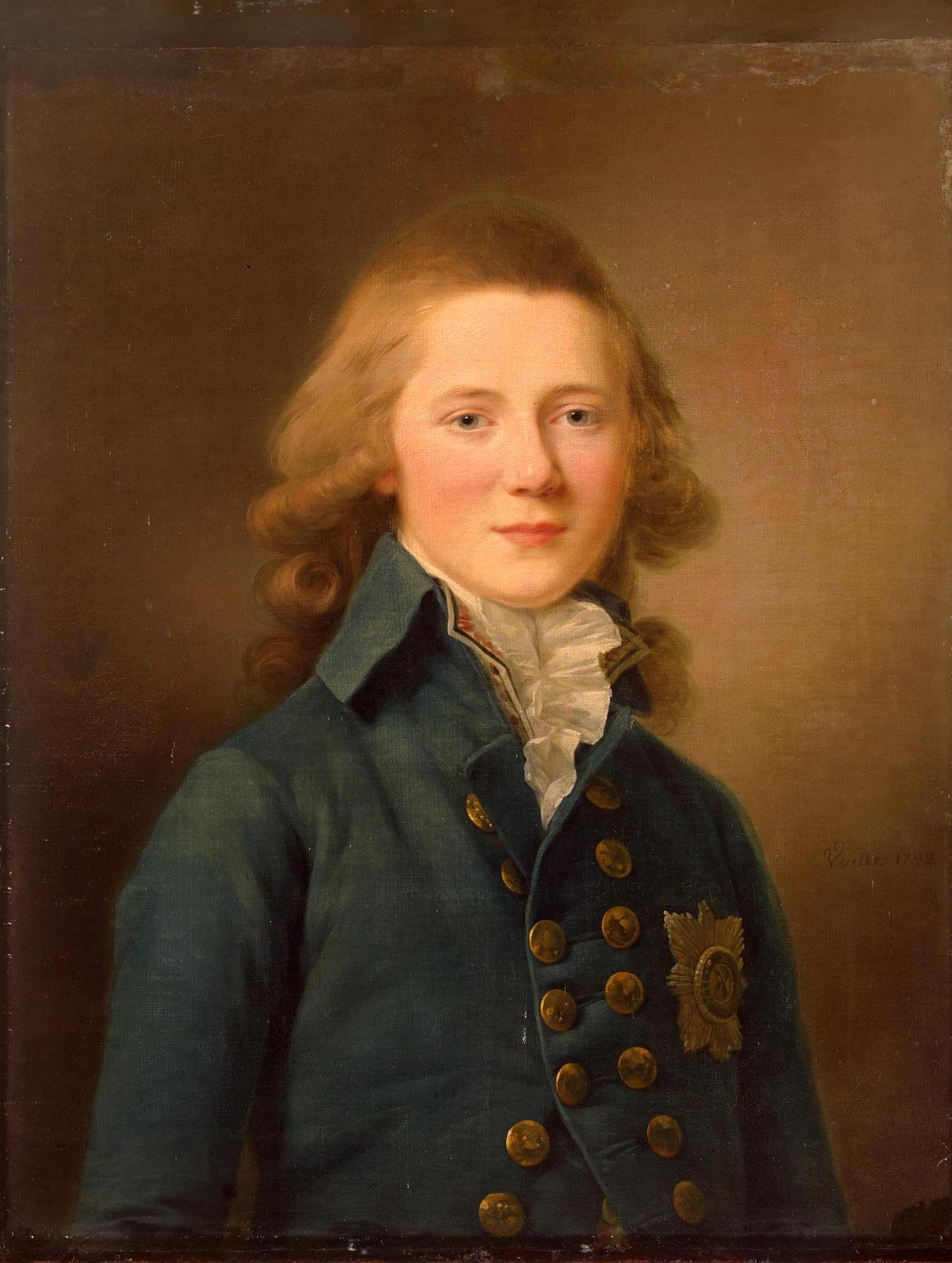 Jean-Louis Voille, Portrait of Grand Duke Alexander Pavlovich