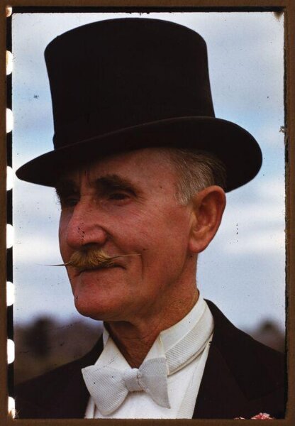 Hinde, John Wilfrid, portrait of a man in a top hat