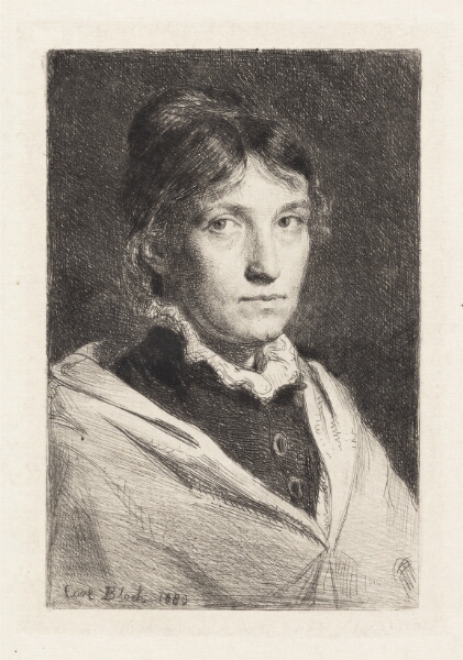 Carl Bloch, Portræt af Alma Bloch