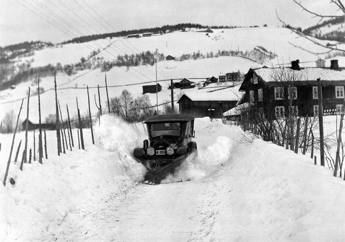 Anders Beer Wilse, Prot: Gausdal Vestre, automobil med plog