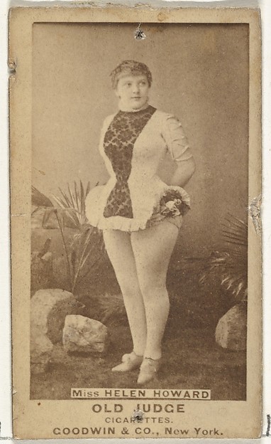 Goodwin & Company, Miss Helen Howard, from the Actors and Actresses series (N171) for Old Judge Cigarettes