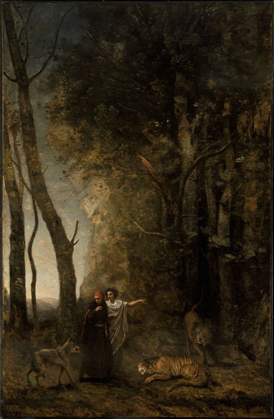 Jean-Baptiste Camille Corot, Dante and Virgil