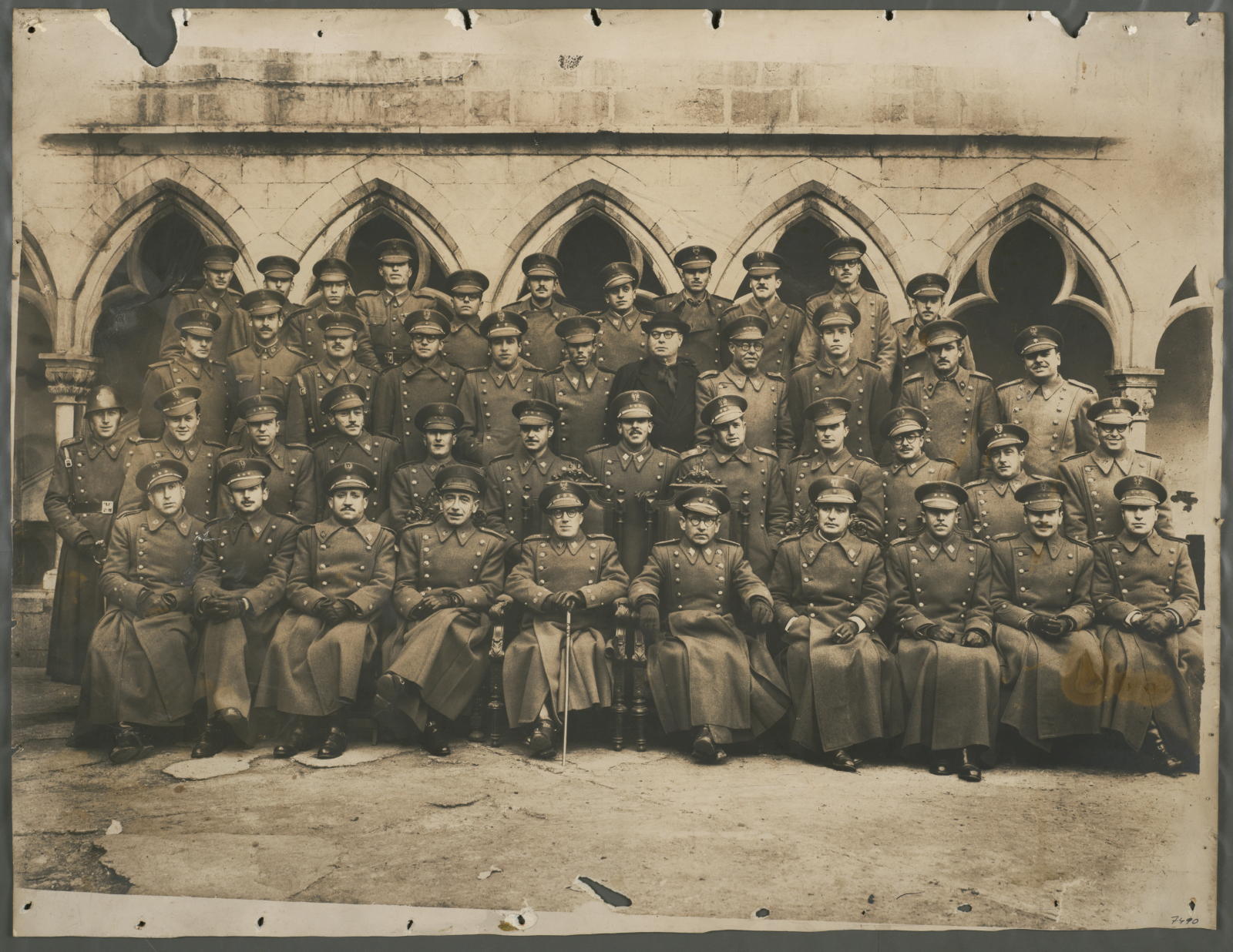 Desconegut, [Militars a Sant Domènec]