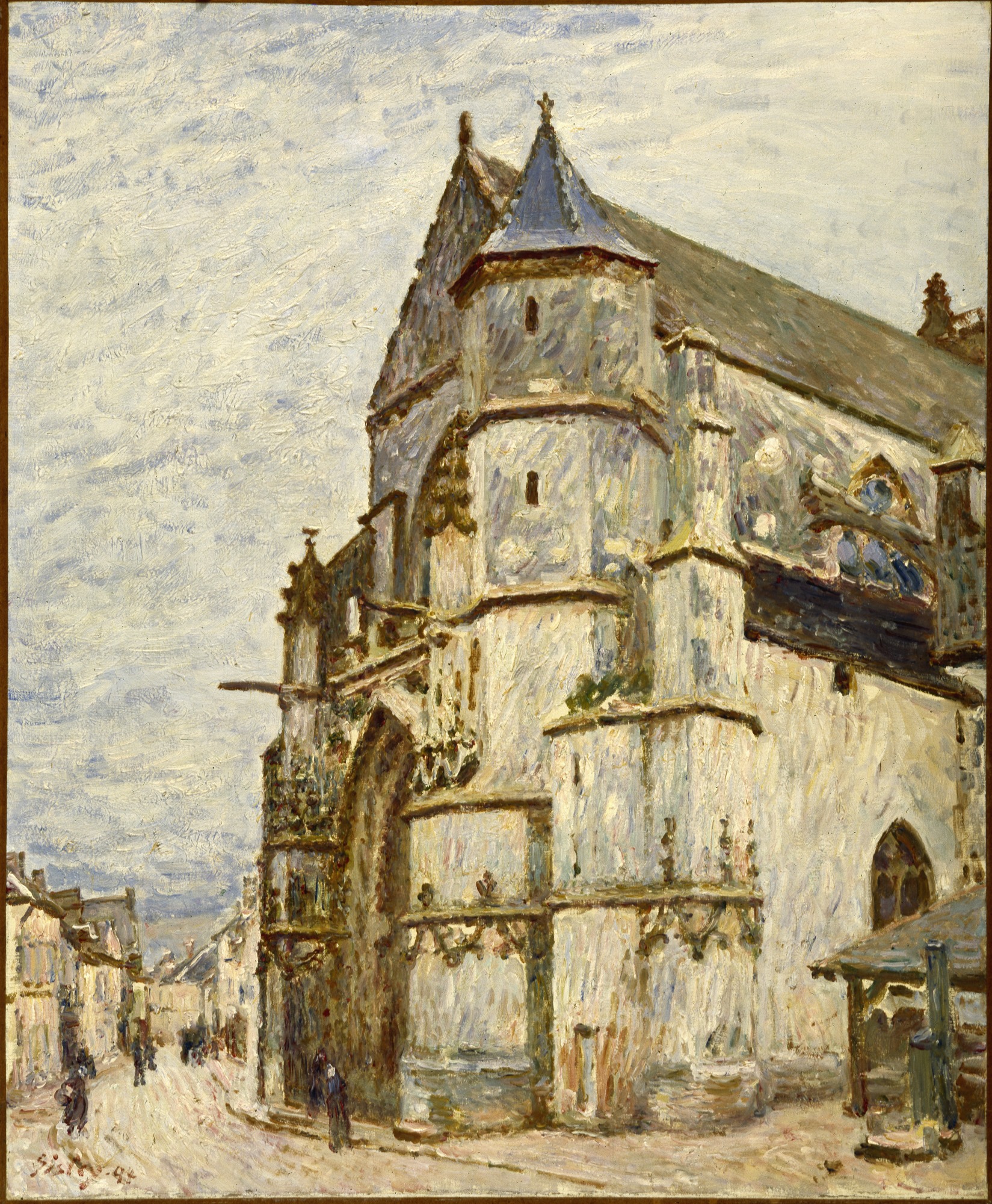 Alfred Sisley, The Church in Moret after the Rain