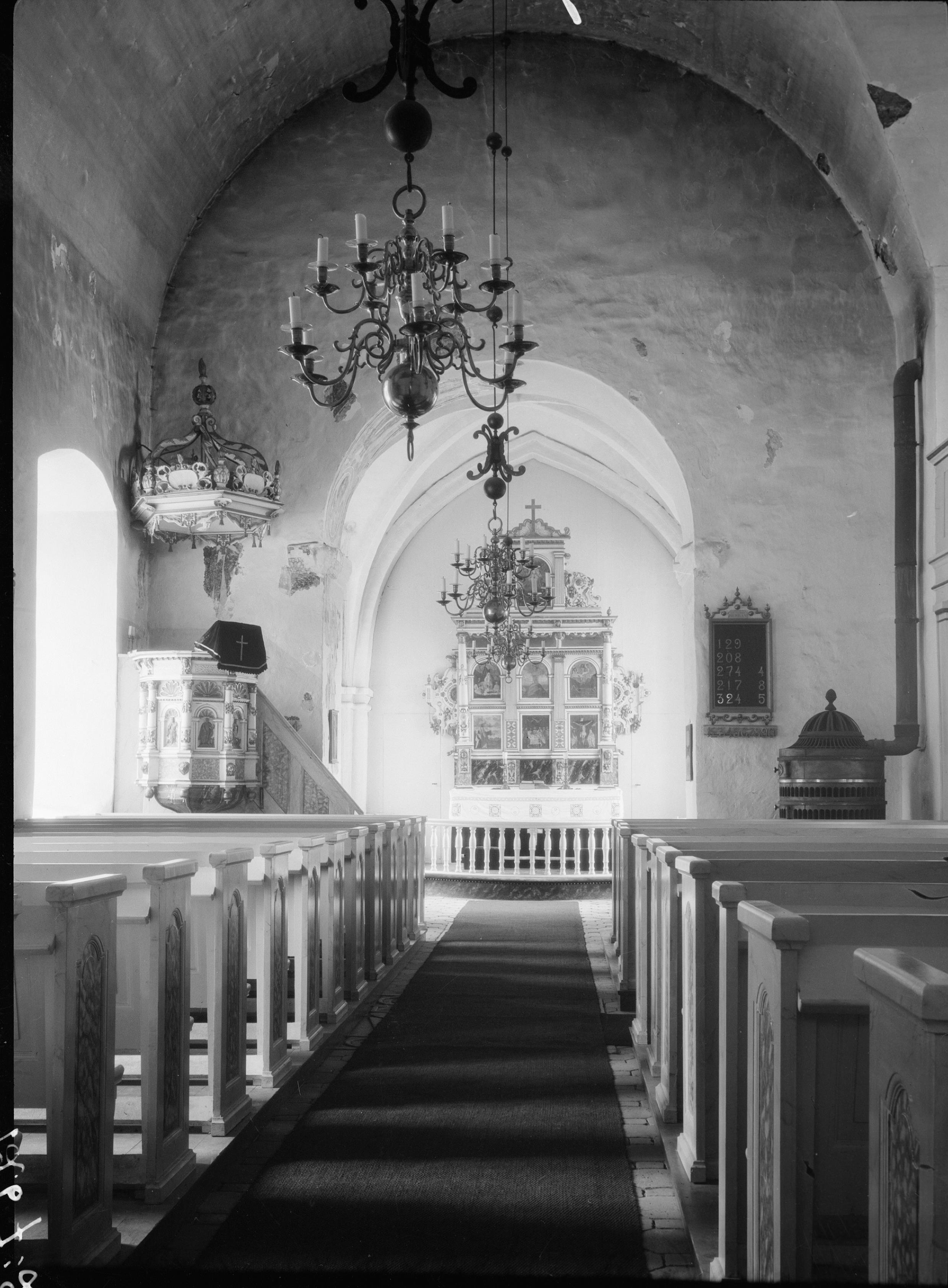 Bertil Berthelson, Finja kyrka