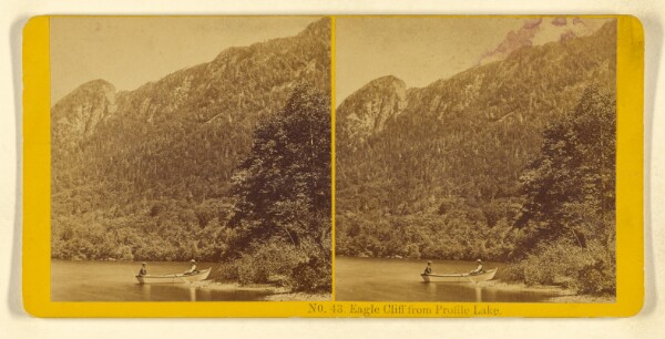 Benjamin West Kilburn, Eagle Cliff from Profile Lake.