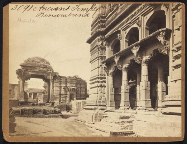 Francis Frith, Ancient Temple.  Bindrabund
