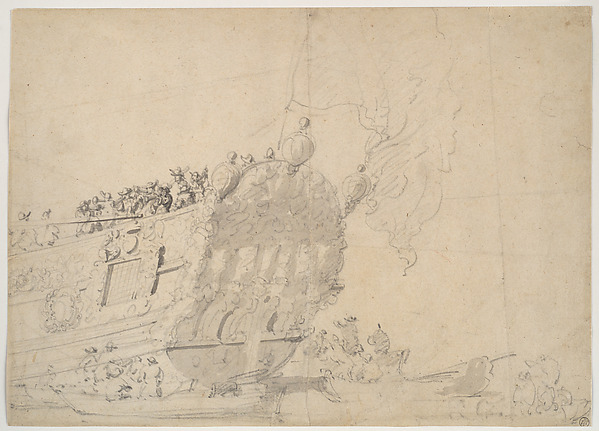 Willem van de Velde I, An English Royal Yacht