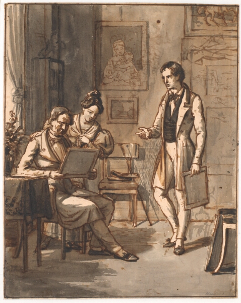Wilhelm Marstrand, Et kunstværk bedømmes