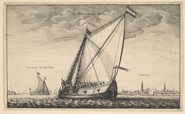 Wenceslaus Hollar, The Brussels Packet