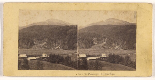 John P. Soule, Mt. Washington - from Glen House.