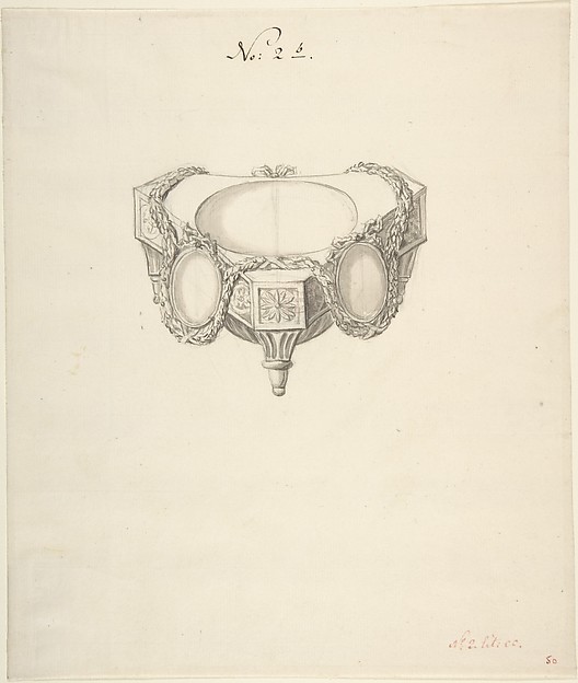 Anonymous, French, 18th century, Design for a Salt Celler