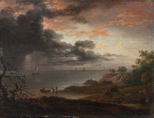 Jens Juel, Tordenregn nedstyrtende i havet