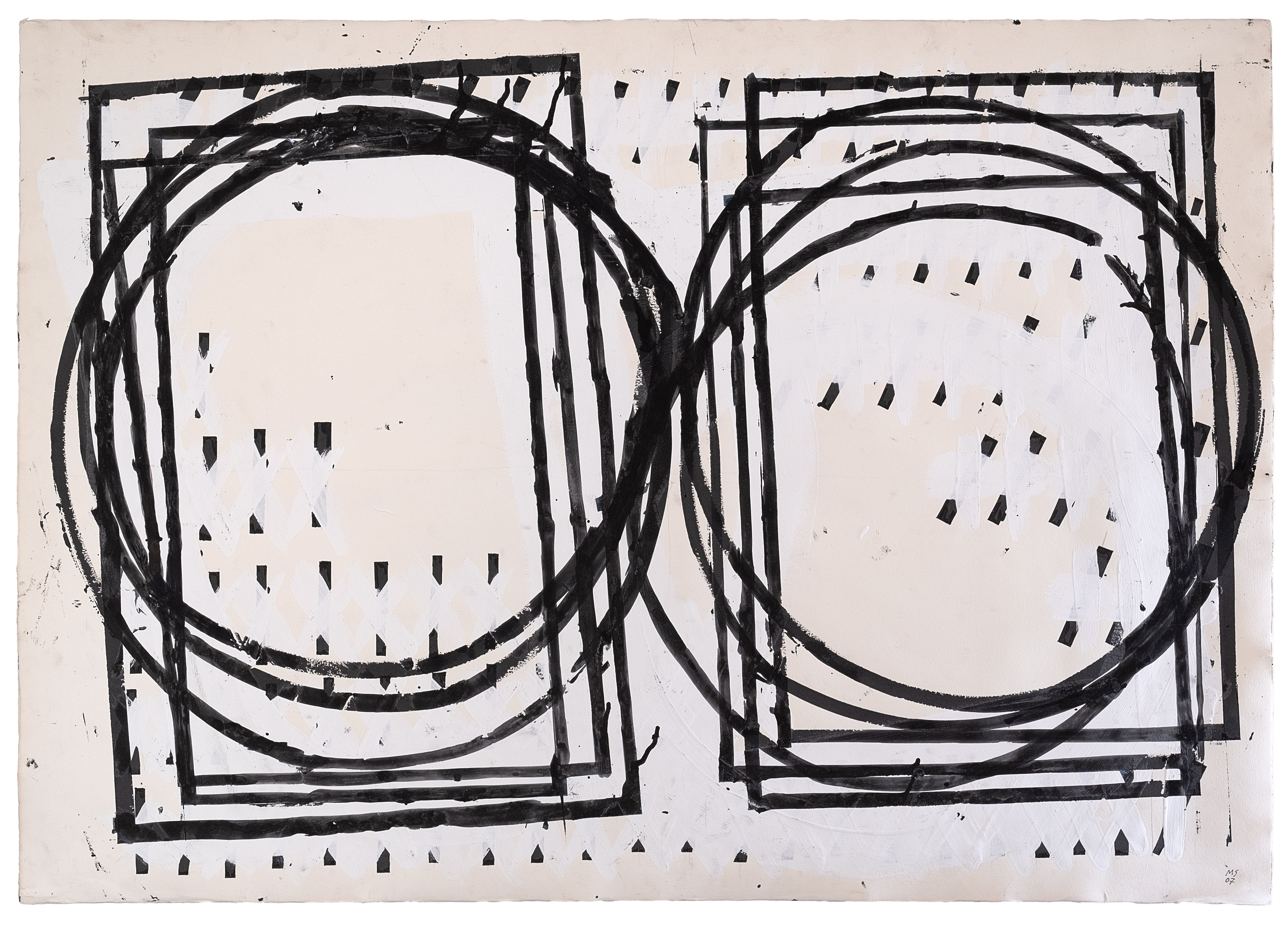 Michael Schoenholtz, Gemälde "Himmel und Erde 2" (Michael Schoenholtz)