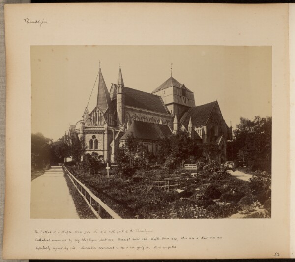 Unknown, Trondhjem. The Cathedral and Chapter House