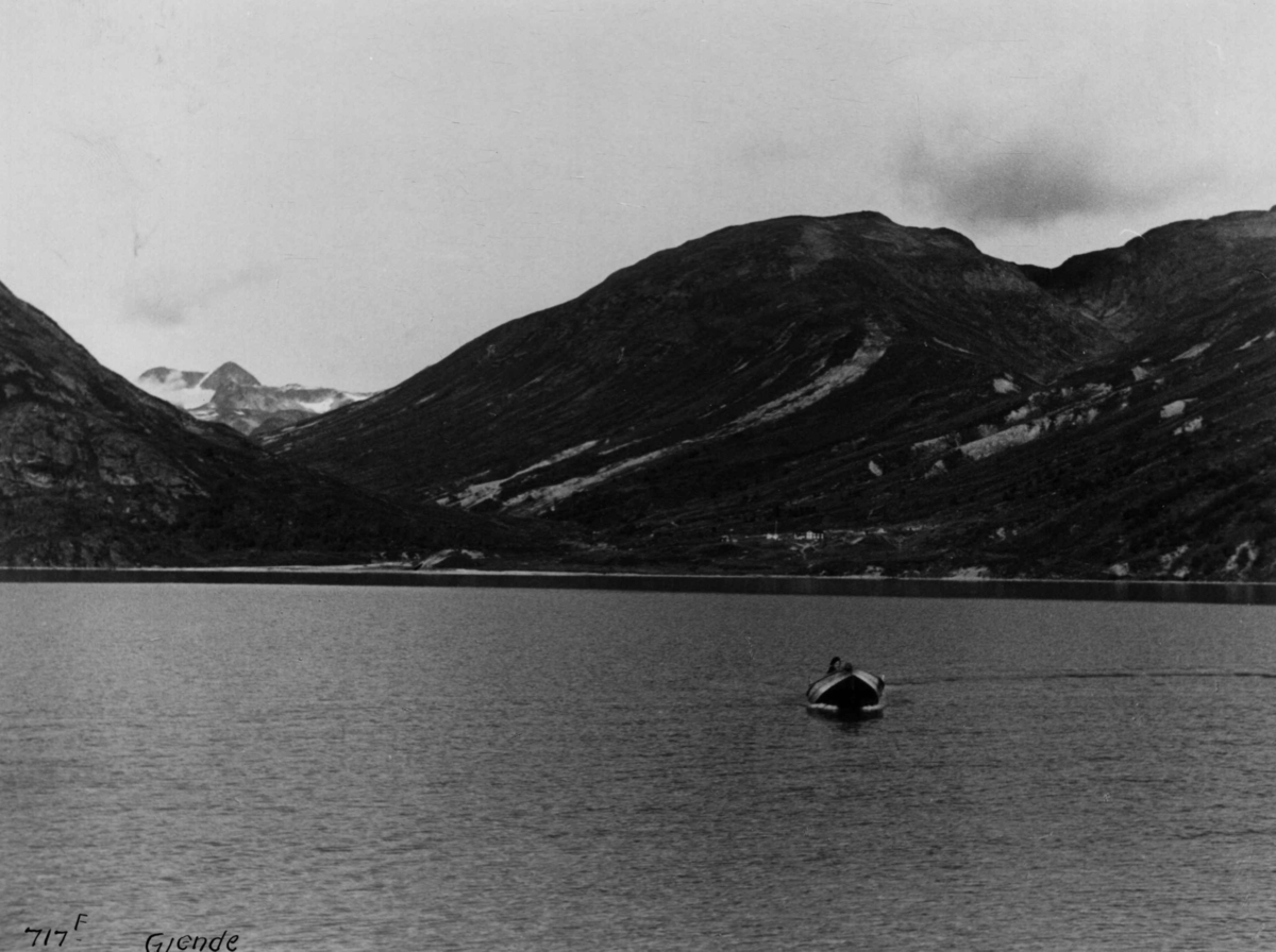 Anders Beer Wilse, Gjende, Jotunheimen, Samferdsel, Båt