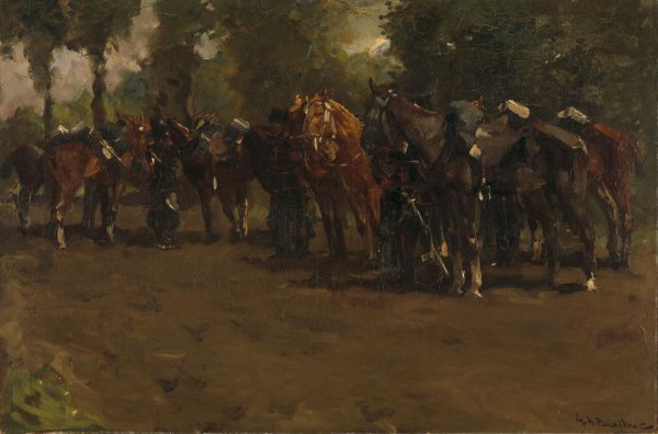 George Hendrik Breitner, Cavalry at Repose