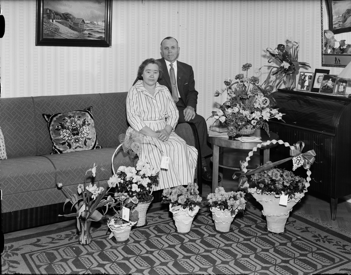 Skötsner-Edhlund, Man och kvinna, 60 års firande, Östhammar, Uppland