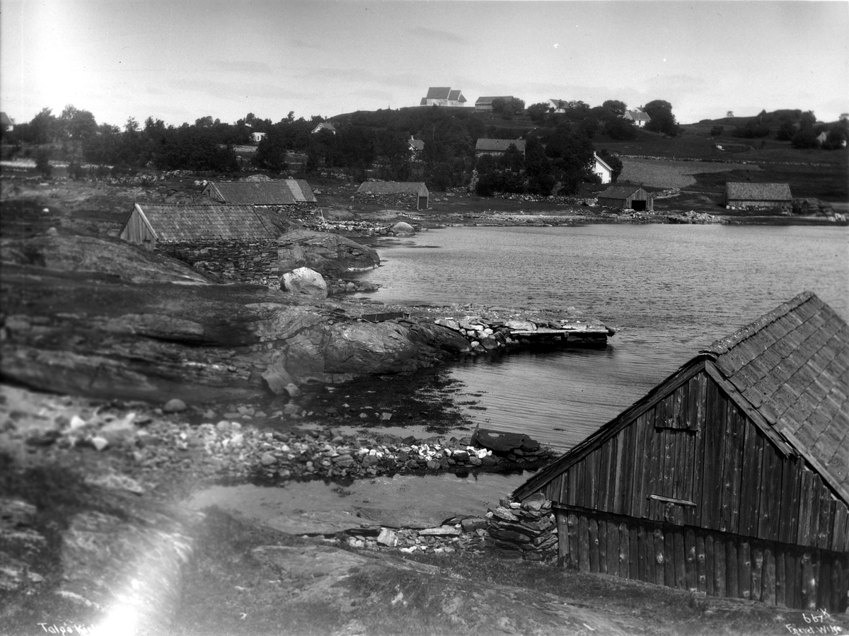 Anders Beer Wilse, prot: Talgø Kirke fra Stranden 29/6