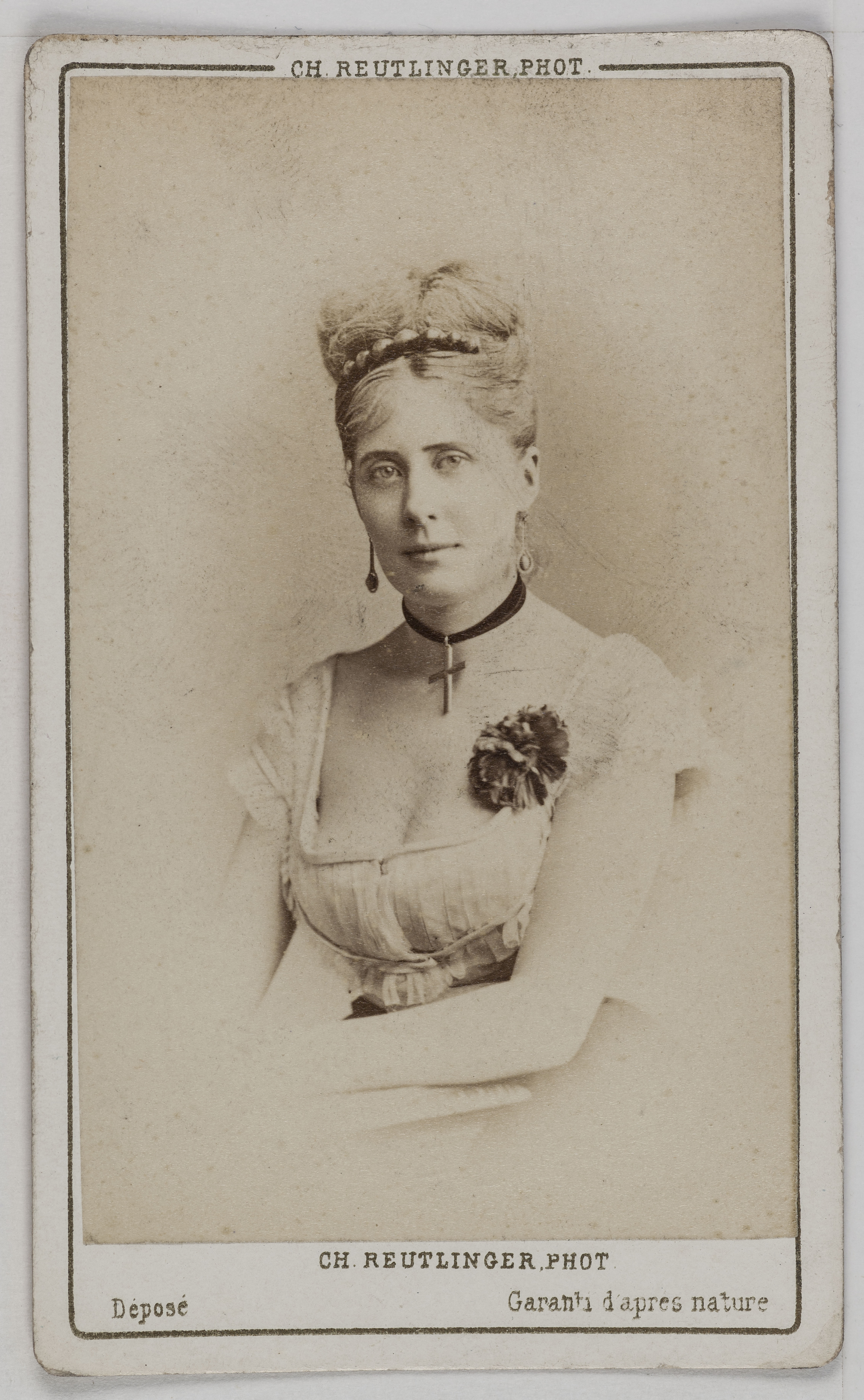 Charles Reutlinger, Portrait de Willems, actrice ou chanteuse au Théâtre Lyrique.