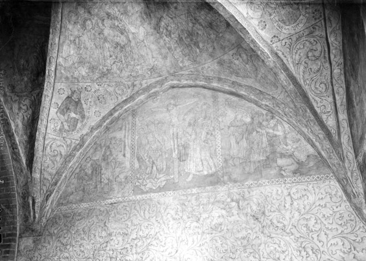 Gunnar Sundgren, Kalkmålning av Albertus Pictor i Helga Trefaldighets kyrka, Uppsala 1941