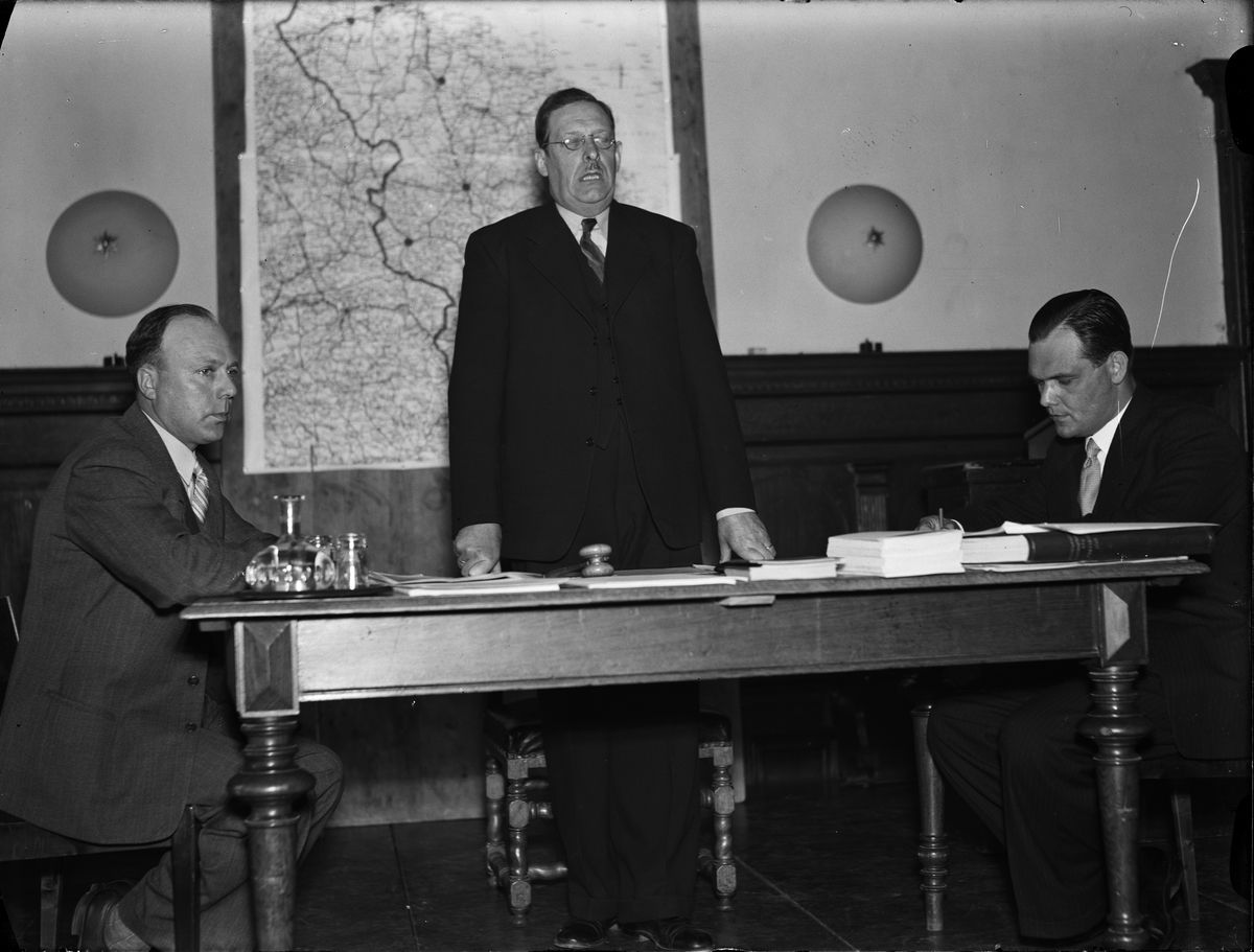 Paul Sandberg, “The supply of slaughter animals has increased noticeably in April” - The annual general meeting of the Stockholm Association at the student nation of Norrland, Uppsala April 1943