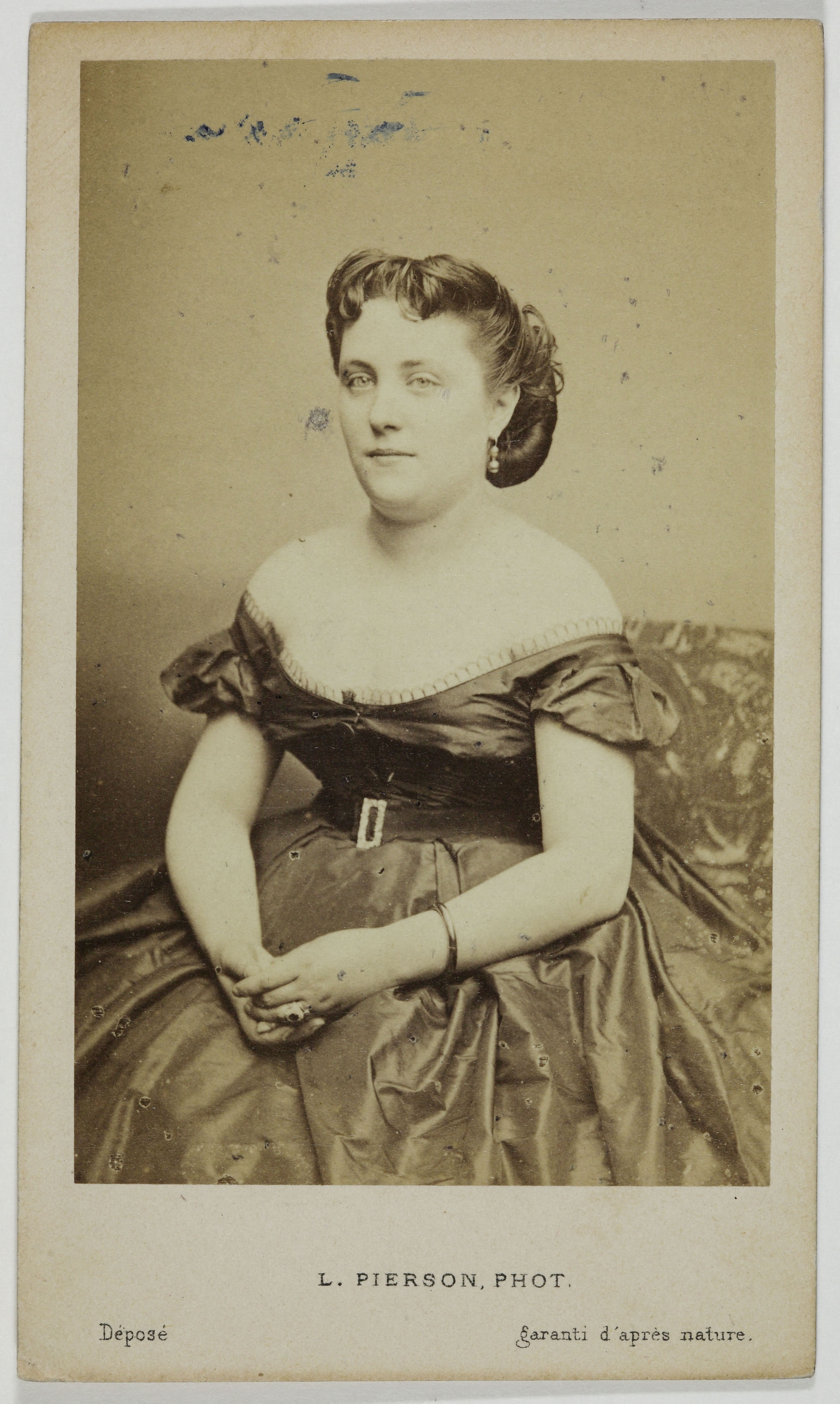 Mayer Frères et Pierson, Portrait d’Abingdon, Louise, Charlotte, (Abingdon – Legaigneur), (actrice)