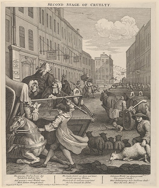 William Hogarth, The Second Stage of Cruelty (The Four Stages of Cruelty)