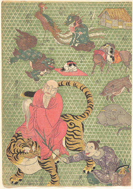 Utagawa Kunisada, Basketry Work: By the Craftsman Ichida Shōshichirō of Naniwa (Kagozaiku Naniwa saikunin Ichida Shōshichirō)