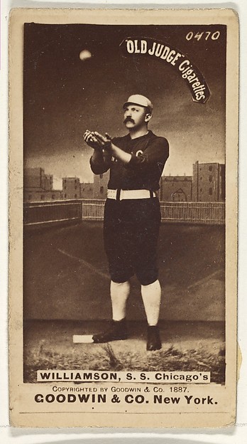 Goodwin & Company, Williamson, Shortstop, Chicago, from the Old Judge series (N172) for Old Judge Cigarettes