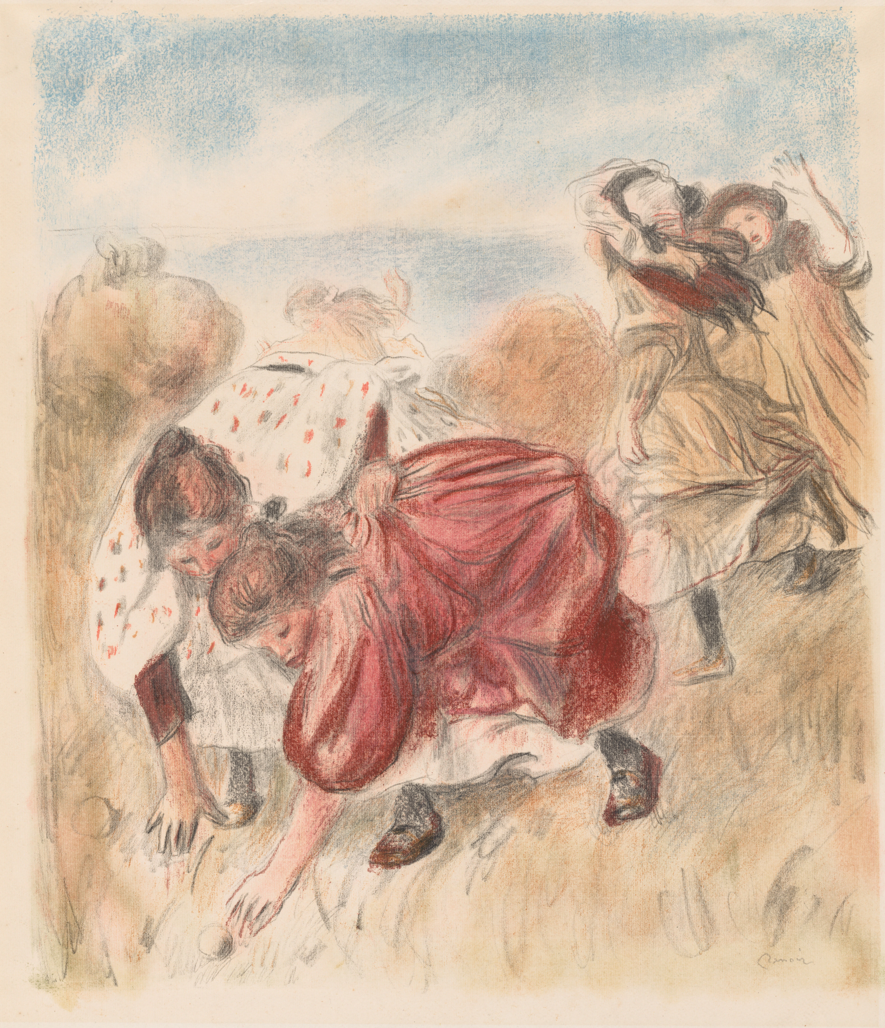 Pierre-Auguste Renoir, Children Playing Ball