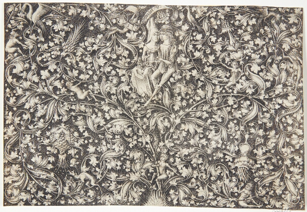 Israhel van Meckenem, Ornament med to elskende
